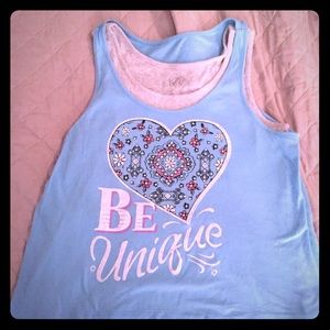 💙Justice 🍭 Be Unique Tank